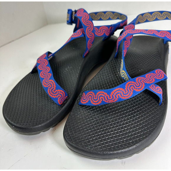 Chaco Z/1 Classic Sandal Comfort Hiking Women's Size 11 Gains Royal Blue EUC - Picture 4 of 11